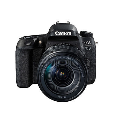 佳能(Canon)EOS 77D(18-135 镜头)数码相机单反单镜头套装机 中端单反 有效像素约2420万