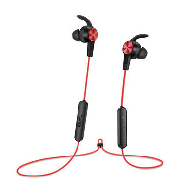 荣耀 xSport AM61 运动蓝牙耳机 魅焰红  	跑步 磁吸 防水 双耳挂脖式 无线入耳式立体声