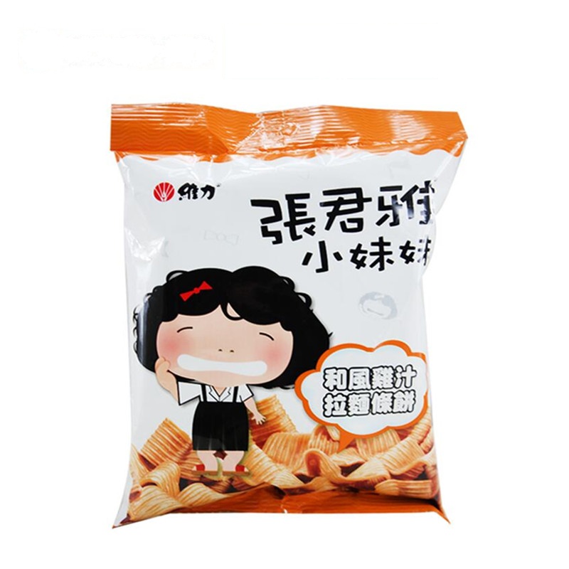 张君雅小妹妹和风拉面条饼 65g/袋