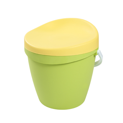 海兴(HAIXIN)收纳桶小号 黄色+绿色