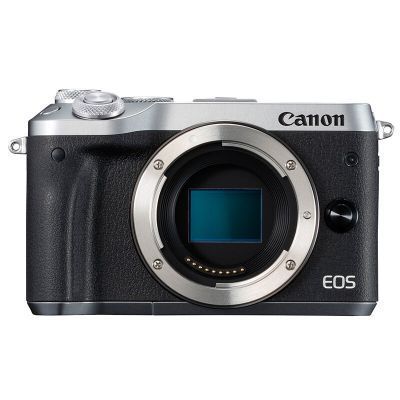 佳能(Canon) EOS M6银色 (单机身不含镜头) 微单相机 约2420万像素 全像素双核AF WIFI功能