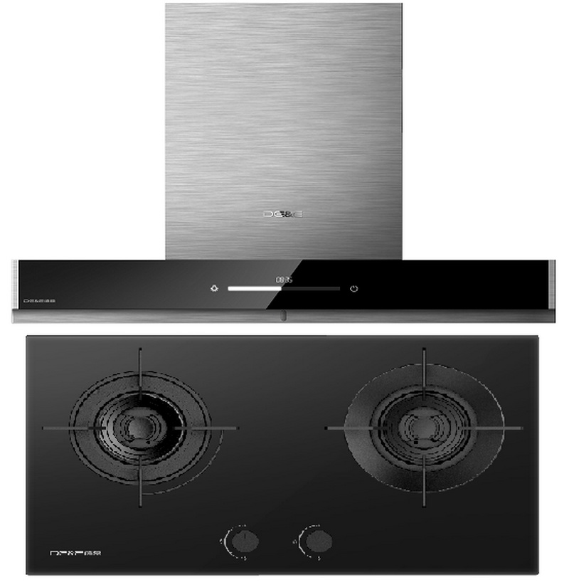 德意厨电套装CXW-230-HK2088+蓝极光灶具3205组合升级