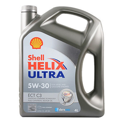 壳牌(Shell)灰喜力 Helix ULTRA ECT C3 5W-30 全合成机油 4L/瓶 (德国原装进口)
