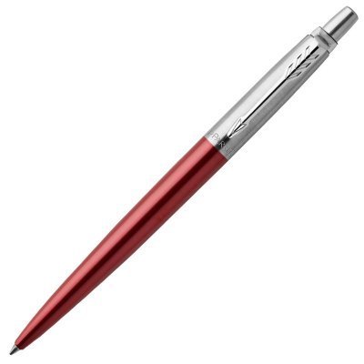 派克PARKER 签字笔 乔特肯辛顿红白夹凝胶水笔 中性笔 学生办公日常书写按动式原子笔0.55mm黑笔芯