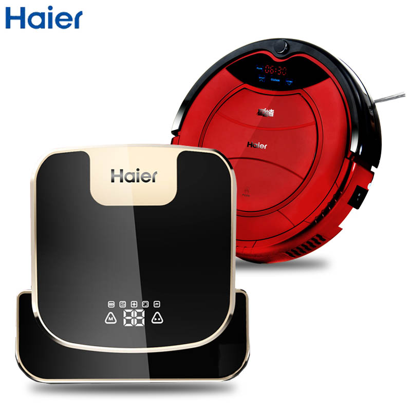 海尔 (Haier)探路者扫拖组合T322plus 弓字型规划清扫 智能回充 预约 虚拟墙设置 扫拖一起组合 吸尘器