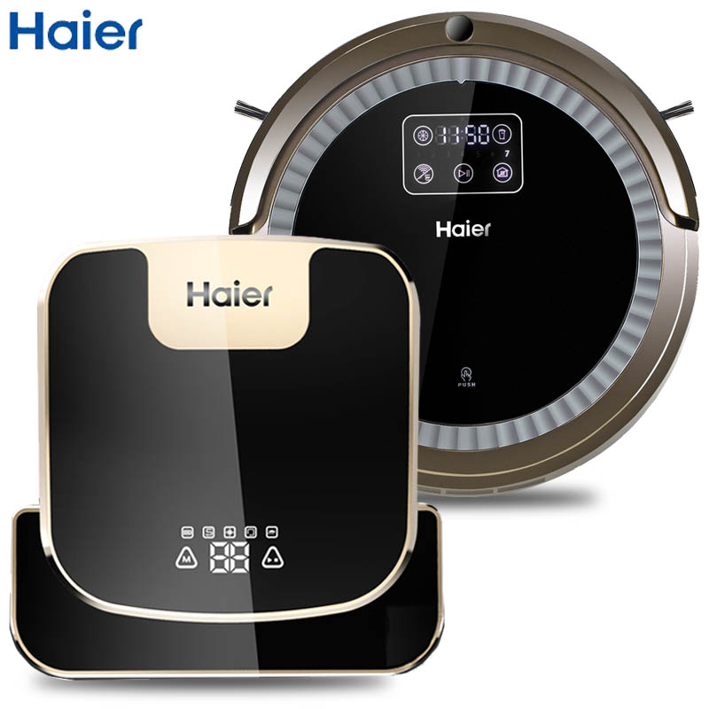 Haier/海尔WIFI弓字型规划扫地机器人/擦地机拖地机器人家用智能全自动 小5拖扫组合