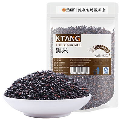 金唐(KTANG) 黑米550g/袋 东北 五谷 杂粮 粗粮