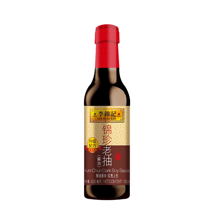 李锦记 酱油 锦珍老抽 红烧上色酱油 500ml