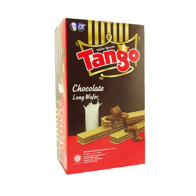 印尼进口 奥朗探戈 Tango巧克力威化饼干 160g