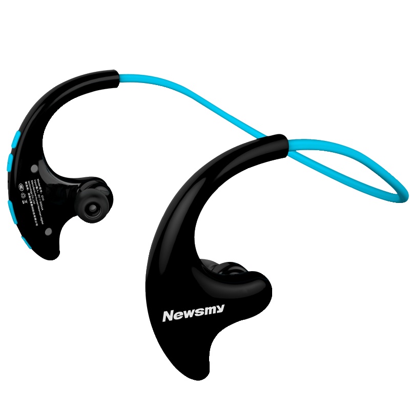 纽曼（Newsmy）Q10 头戴式无损音乐mp3播放器 学生跑步运动mp3 蓝牙耳机 8G 蓝色