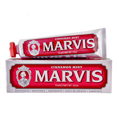 玛尔维斯红色装肉桂味牙膏75ml