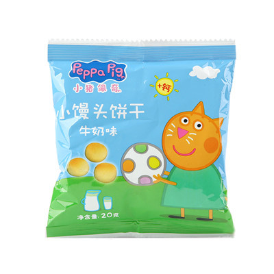 Peppa Pig 小猪佩奇 小馒头牛奶味 20g/袋