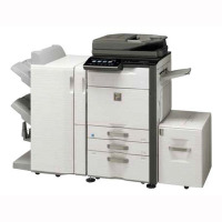 夏普黑白数码复合机 AR-2048N A3幅面 20张/分钟 复印/网络打印/双面打印 双面送稿器+单纸盒+工作台