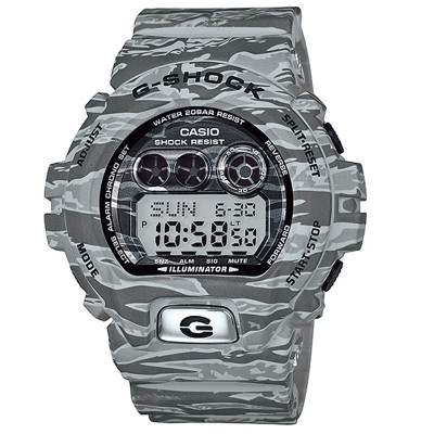 卡西欧(CASIO)手表 G-SHOCK迷彩粗犷时尚魅力男表GD-X6900TC-8