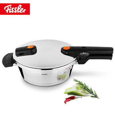 菲仕乐(fissler)高压锅 600440020030 橙色沸点22厘米2.5升高速快锅高压锅压力锅