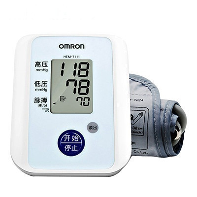 欧姆龙(OMRON)电子血压计 HEM-7111 家用上臂式血压仪器 全自动测量仪