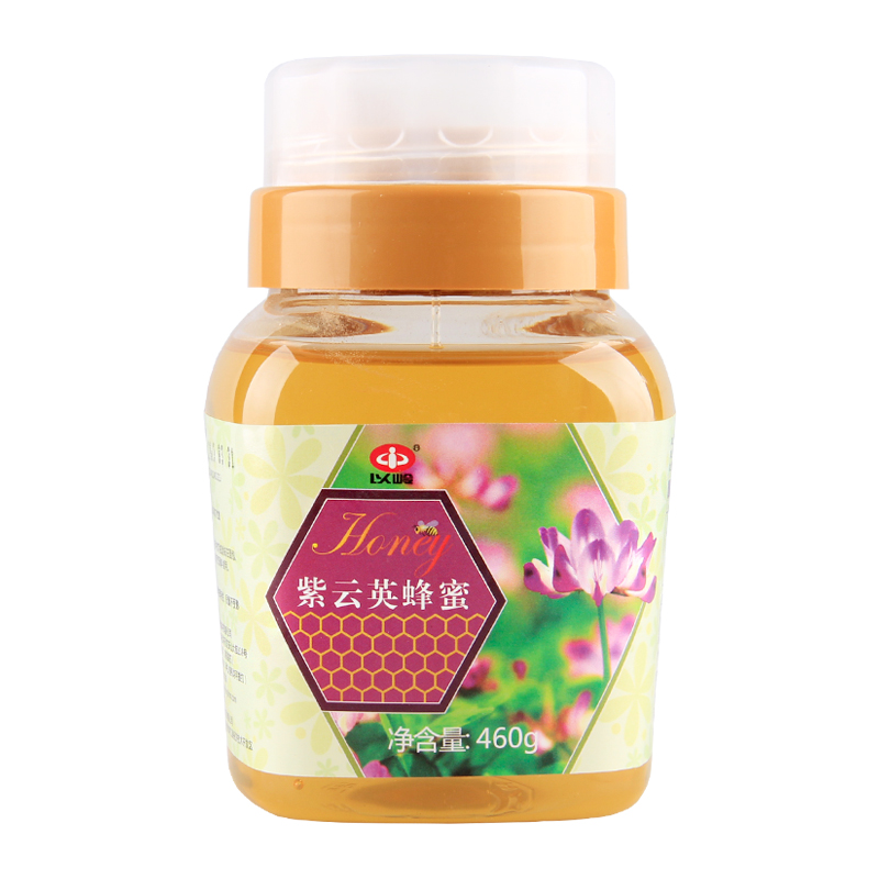 以岭(YiLing) 紫云英蜂蜜 460g 蜂蜜 紫云英蜜 蜂产品 滋补蜂蜜 罐装 蜂蜜柚子茶