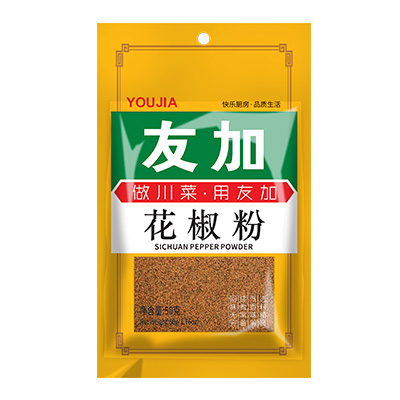 [苏宁超市]友加花椒粉50g四川友加食品汉源花椒炒菜凉菜调味品调味料花椒粉袋装