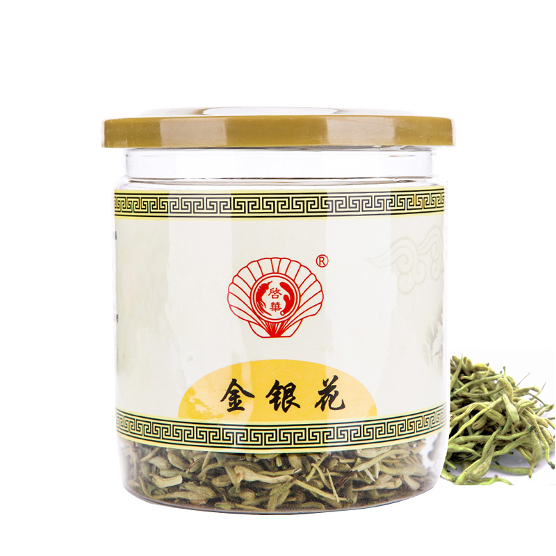 香港启泰 启华QIHUA 金银花茶30g*2瓶装 金银花茶叶 忍冬花茶花草茶 茶香沁润