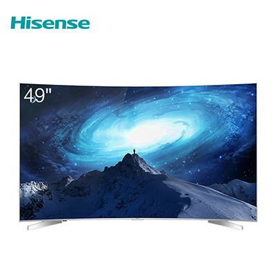 海信(Hisense)LED49EC780UC 49英寸4K超高清 超薄曲面 HDR 人工智能语音 液晶平板电视机