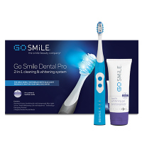 GOSMILE 声波冷光美白电动牙刷套装 天蓝色 GS496B