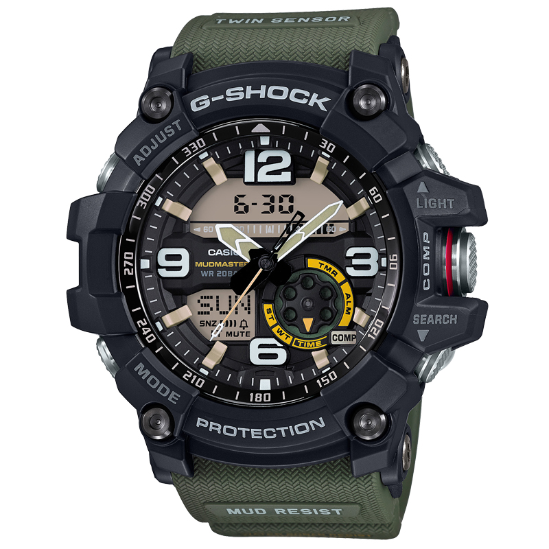 卡西欧(CASIO)手表 G-SHOCK系列 日韩品牌男士防震防泥防水运动石英表男GG-1000-1A3