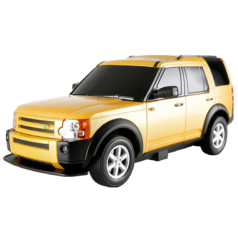 星辉（Rastar）遥控汽车模型路虎发现3男孩儿童玩具遥控车21900黄色