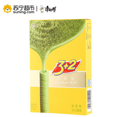 康师傅 3+2旋彩卷 抹茶味30g