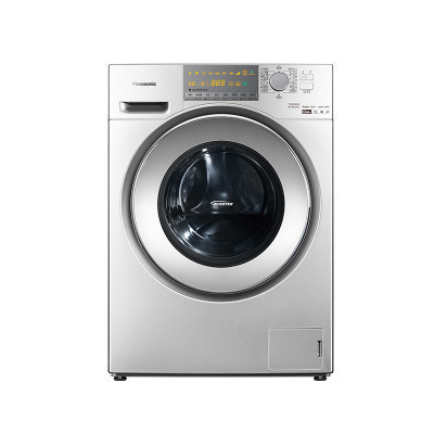 松下(Panasonic) XQG100-EG125 10KG洗6KG烘 全自动家用变频洗烘一体机滚筒洗衣机(深银色)