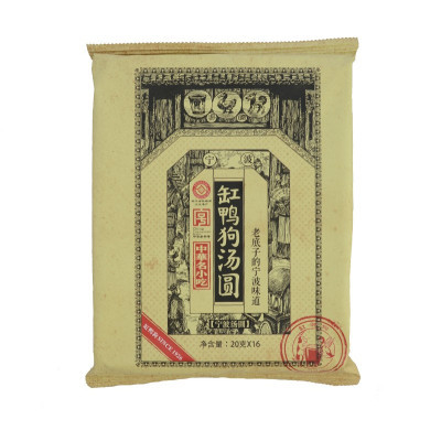 缸鸭狗 宁波汤圆320g 速冻汤圆 冷冻食品 元宵节