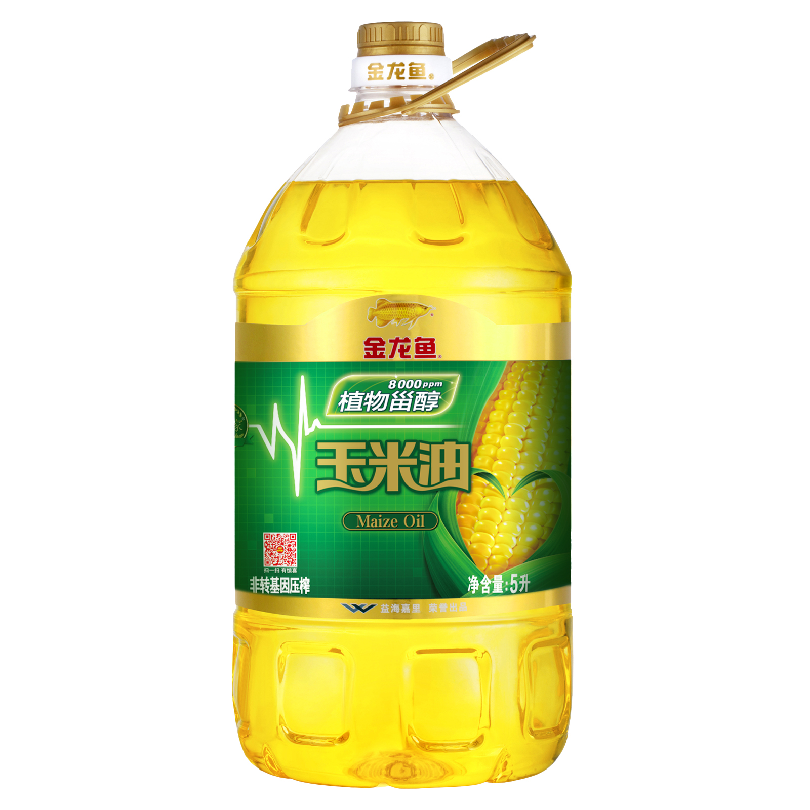 金龙鱼 植物甾醇玉米油 5L*4桶