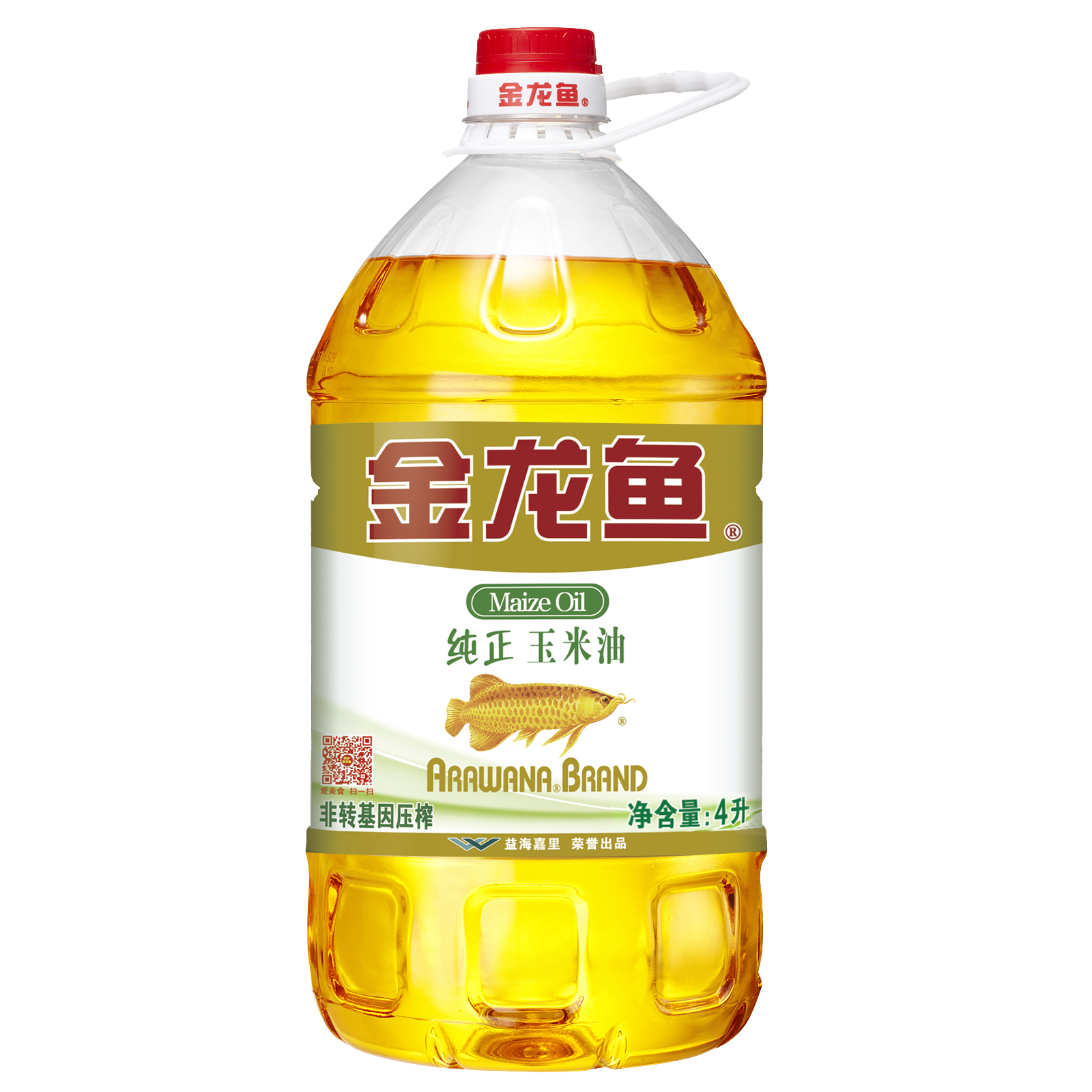 金龙鱼 纯正玉米油4L*4桶