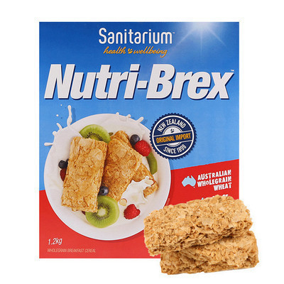 新康利Nutri-Brex 优粹麦全谷麦片 1200g/盒 澳洲进口 低脂不胖 进口麦片