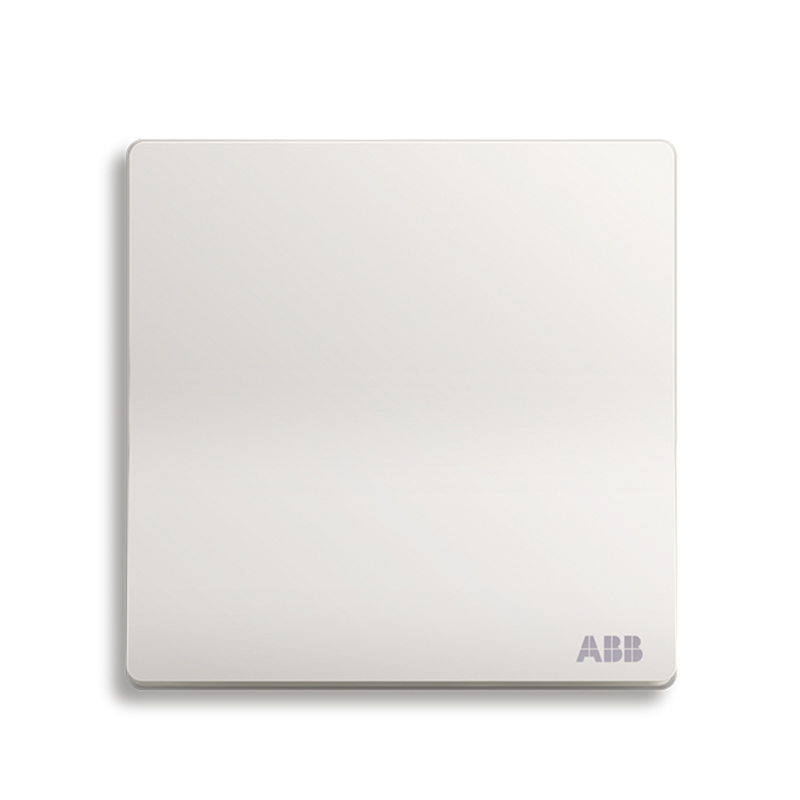 ABB开关插座 轩致无框 雅典白色一位双控开关 16AXAF125