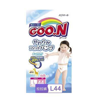 大王 GOO.N 大号拉拉裤 尿不湿 L44片 女