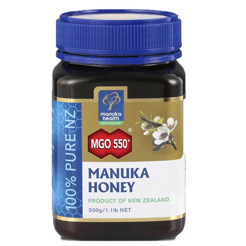 [预防幽门螺旋杆菌]蜜纽康(Manuka health)麦卢卡蜂蜜MGO550+ 500g 进口蜂蜜 新西兰进口