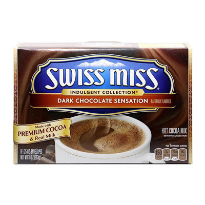 Swiss Miss 瑞士小姐 浓情牛奶巧克力冲饮粉(8*35g)283g 盒装 美国 进口冲调饮品 可可粉 巧克力