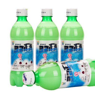 九日冰祖牛奶味碳酸饮料500ml*4 韩国进口苏打水饮料