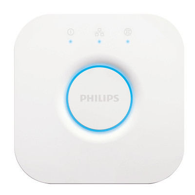 飞利浦(PHILIPS)hue系列1.5W 无线照明智能互联控制器客厅娱乐添加光源小夜灯 拓展附件 桥接器