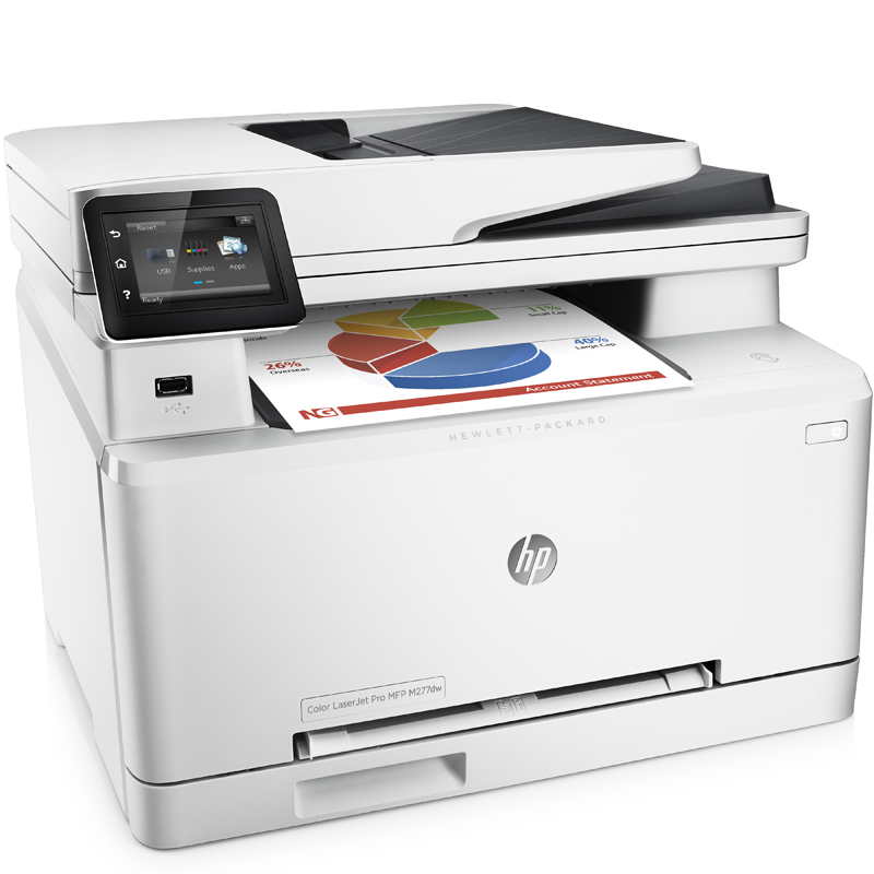 HP(惠普)Color LaserJet Pro MFP M277dw彩色激光四合一多功能一体机(优享服务)