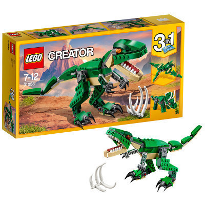 LEGO乐高创意百变系列凶猛霸王龙31058 男孩女孩7-12岁生日礼物 玩具积木