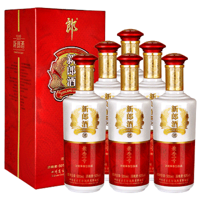 郎牌 新郎酒兼香一号 50度兼香型白酒 500ml*6瓶整箱装