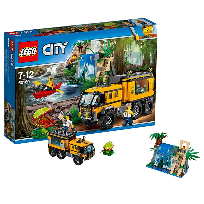 LEGO乐高 City城市系列 丛林移动实验室60160