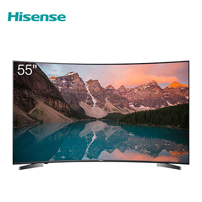 海信(Hisense)LED55E7C 55英寸4K超高清 曲面 HDR 丰富影视资源 人工智能液晶平板电视机