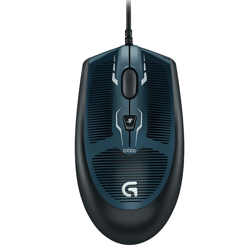 罗技(Logitech) 有线 USB 鼠标黑色 G100s (个)