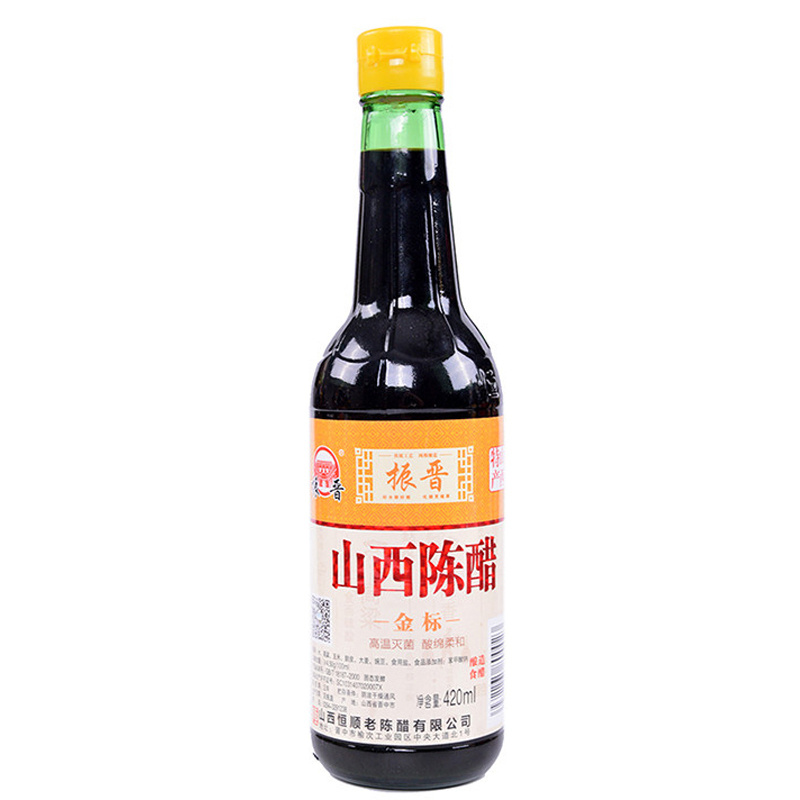 [苏宁超市]恒顺振晋山西陈醋(金标)420ml 炒菜烹调 凉拌 蘸料香醋