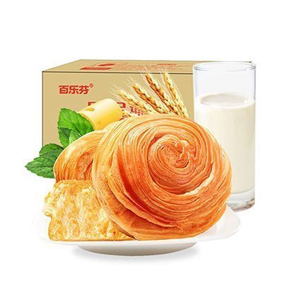 百乐芬 层撕恋 饼干糕点 零食面包 1kg/整箱装 原味手撕面包