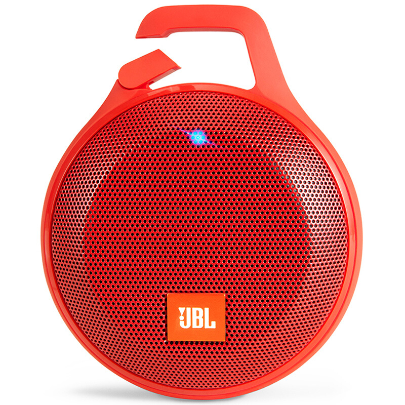 JBL Clip+ 音乐盒升级防水版 蓝牙 便携音箱 音响 户外迷你小音响 音箱 防水设计 高保真无噪声通话 红