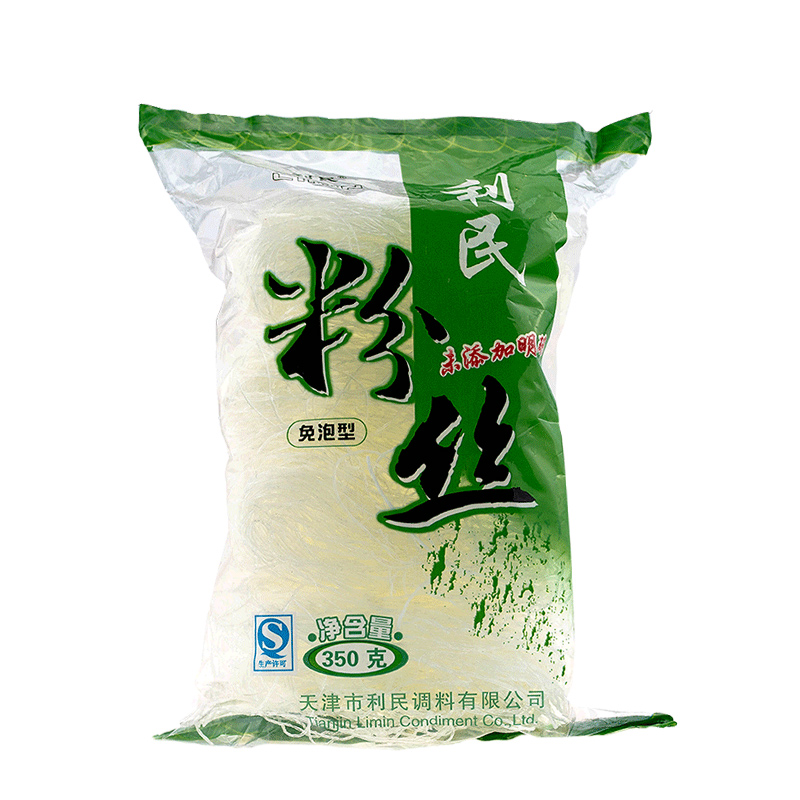 利民 粉丝 350g/袋 免泡无明矾 绿豆马铃薯粉 酸辣粉丝 火锅