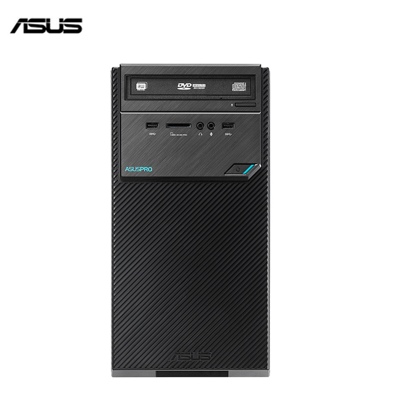 华硕(ASUS) D320MT 商用台式电脑主机(i3-6100 4G 1TB GT720 2G独显 DVDRW 黑)